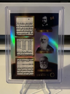 Pieces of the Past Inventors Edition - Triple Relics Colt / Morse/ Gatling # 582