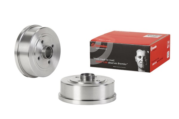 2X Brembo Bremstrommel 14.E311.10 200Mm FüR Opel Corsa X01 Tigra Twintop X04 F08-image