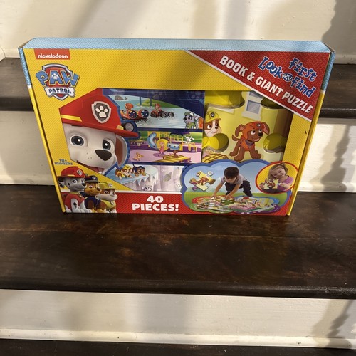 Nickelodeon PAW Patrol: First Look and Find Book and Giant Puzzle by PI Kids... - Picture 1 of 5