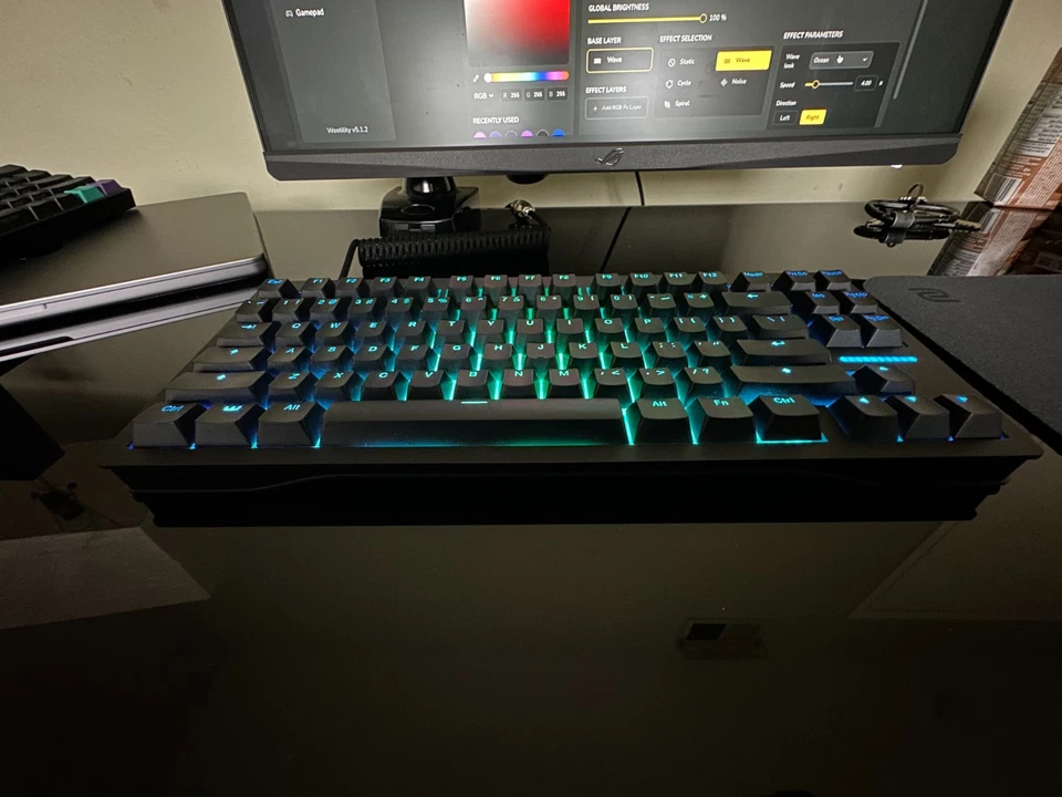 Wooting 80HE ANSI Black PCR Plastic Gaming Keyboard Open Box - Used for 1 week - Image 3 of 4