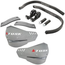 Tusk D-Flex Pro Handguards Black Bar/Grey Plastics 7/8" Bars