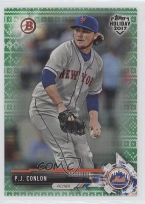 2017 Topps Holiday Bowman Green Holiday Sweater 29/99 PJ Conlon #TH-PC s7f