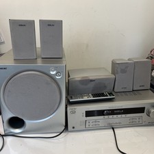Sony STR-K650P 5.1 Theater System W/Speakers & Sub Woof+Remote Bundle-Works