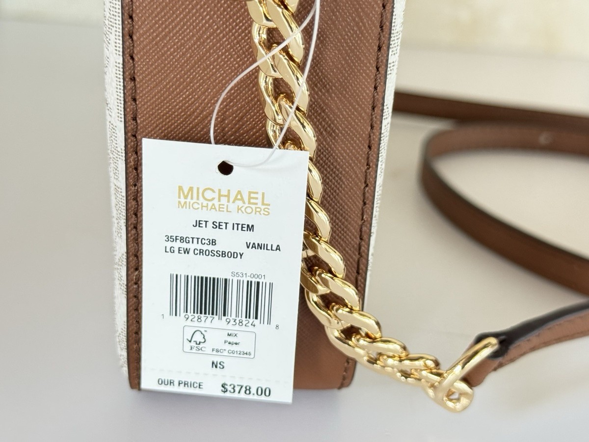 MICHAEL KORS JET SET ITEM EAST WEST SHOULDER CROSSBODY BAG MK