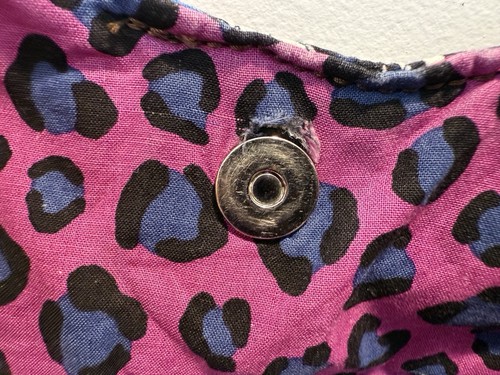 Vera Bradley African Violet Blue Large Over The Shoulder Purse Bag - Picture 13 of 16