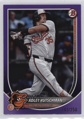 2025 Bowman Purple 103/250 Adley Rutschman #35 in5
