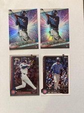 (4) Pete Crow-Armstrong 2024 Topps ROOKIES #SLMB-25, Chrome usc76, topps # US164