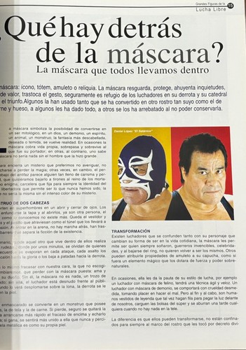REVISTA MAGAZINE GRANDES DE LUCHA LIBRE MASCAREROS FORJADORES DE LEYENDAS 2007 - Picture 5 of 6