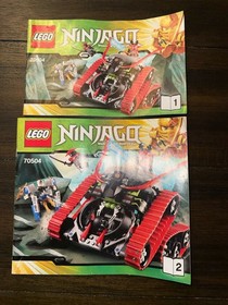 LEGO NINJAGO Rebooted 70504 Garmatron w/ instructions (VEHICLES ONLY)