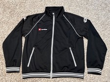 Lotto Mens Graphic Tracksuit Full Zip Mock Collar Jacket L MINT