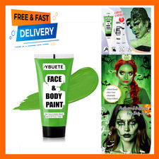 Light Green Water Based Face Body Paint for Cosplay Halloween