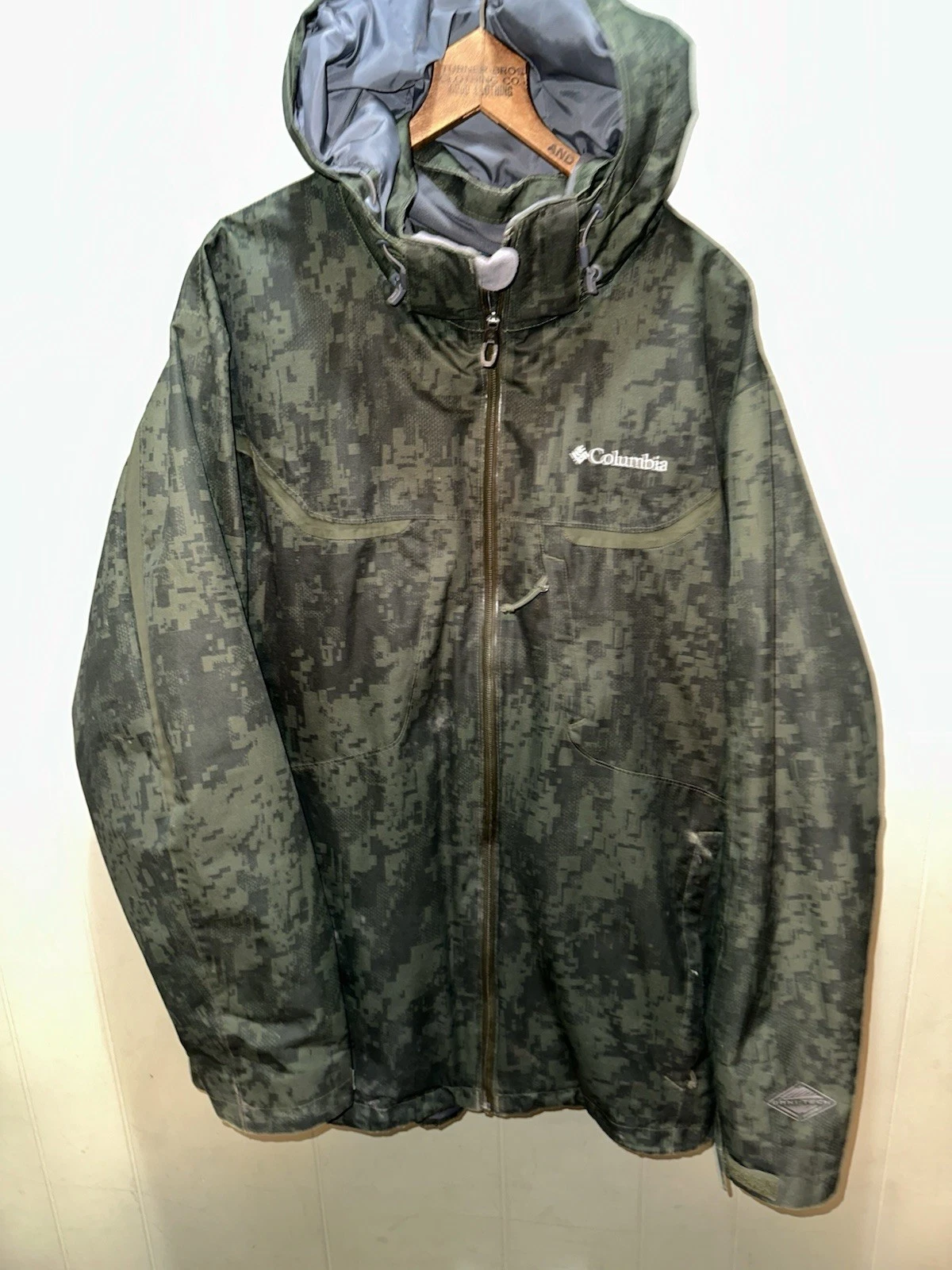 Columbia Men's Whirlibird Interchange Winter Chore Jacket Omni-Heat No Inner SzL
