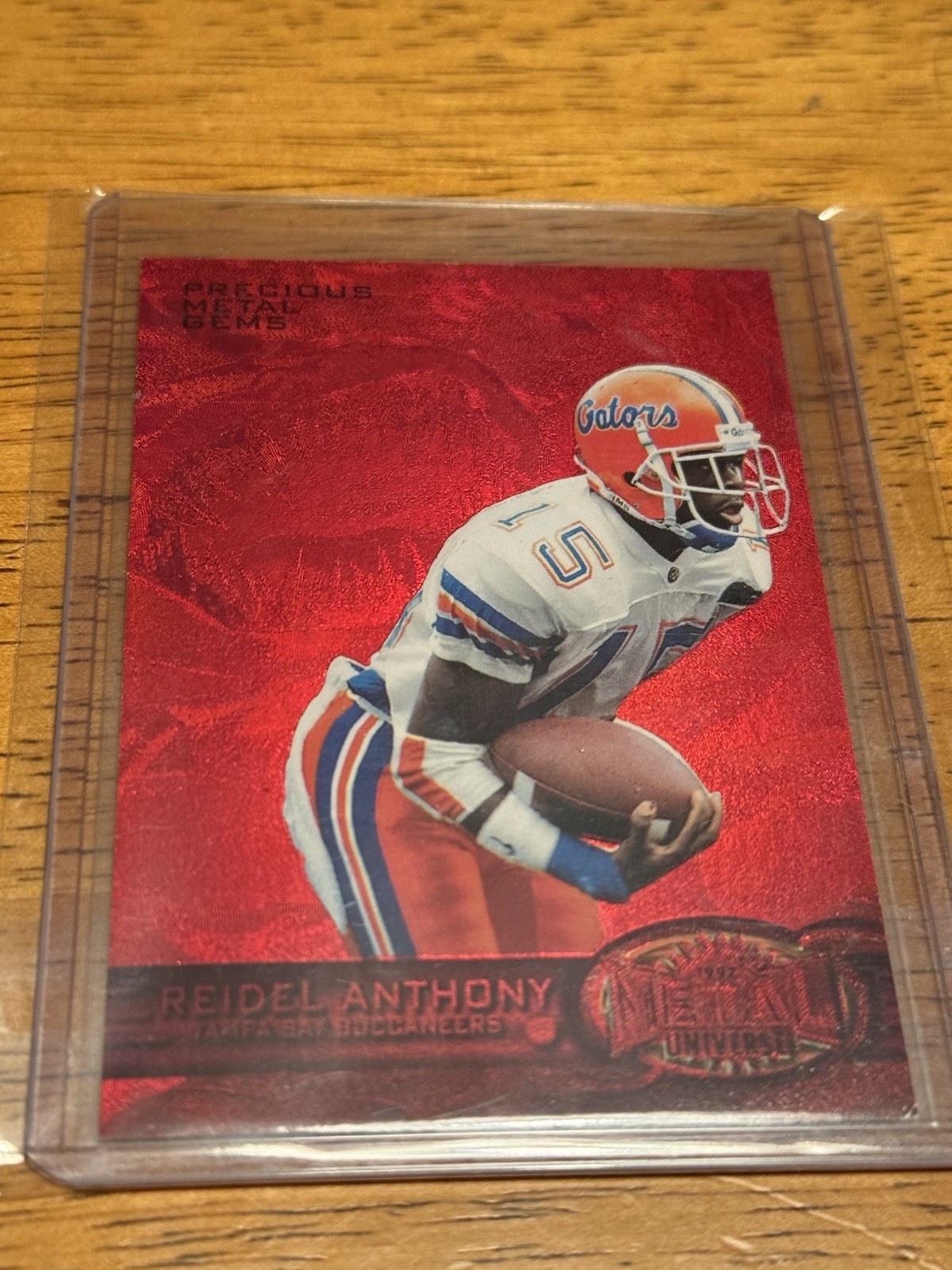 1997 Skybox Metal Universe - Reidel Anthony Precious Metal Gems Red /150 (RC)