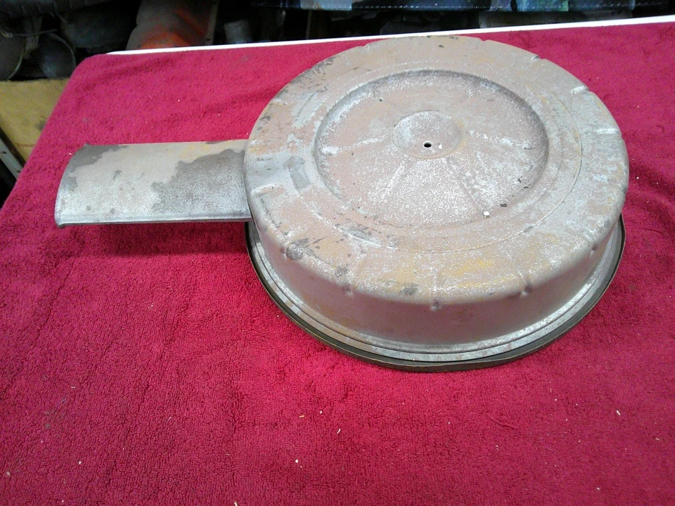 Chevrolet 348 283 1959 1960 1961 filtro de aire con base de 4 BBL original Foto 2 de 4