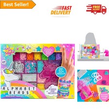 DIY Bracelet Making Kit with 2000 Beads  Unicorn Storage Case for Adults