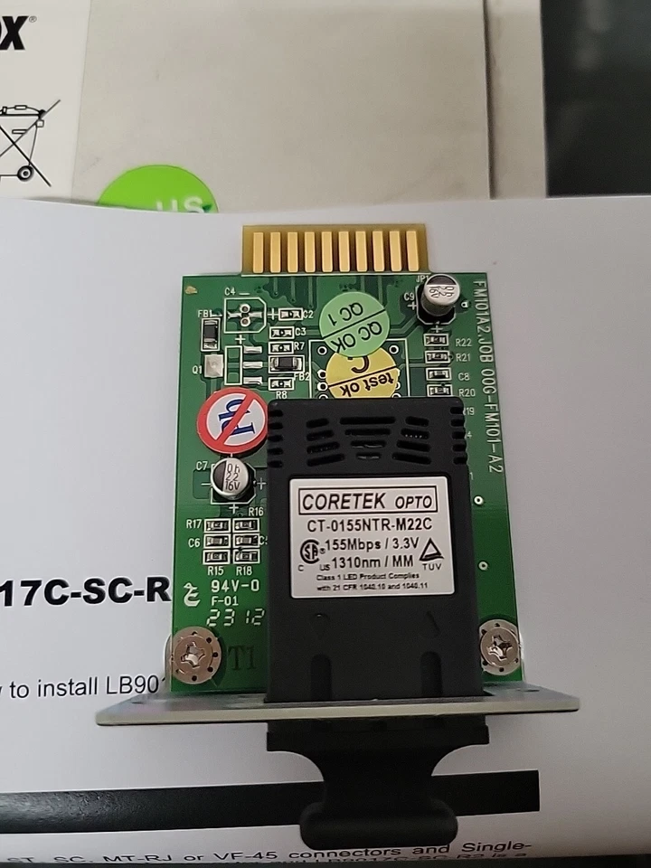 Black Box FX PCI Express Fiber Network Adapter LB9017C-SC-R2 - Image 3 of 4