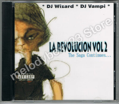 La Revolucion Vol.2 DJ Wizard DJ Vampi CD Reggaeton MC Miss Flava MC Kilo & Kiro