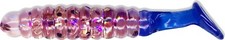 Charlie Brewer's 3" Bass Slider Grub CBSBGF2506 Wildcat/Blue Tail, 30ct