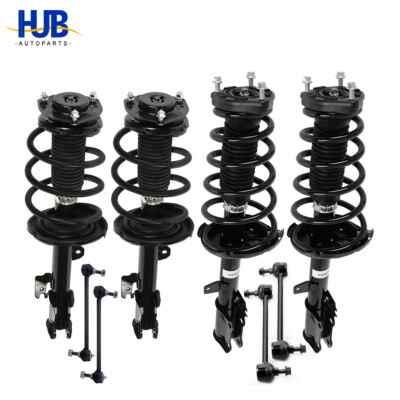 2008-2011 Toyota Highlander Front Rear Strut Sway Bar End Link Kit FWD