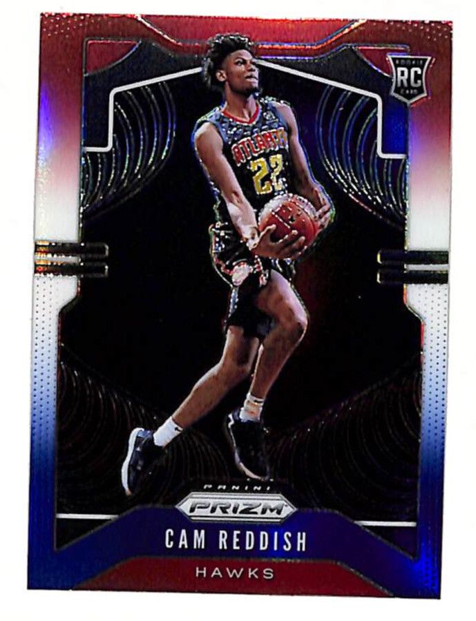 2019-20 Panini Prizm #256 Cam Reddish Red White Blue Rookie Card Hawks