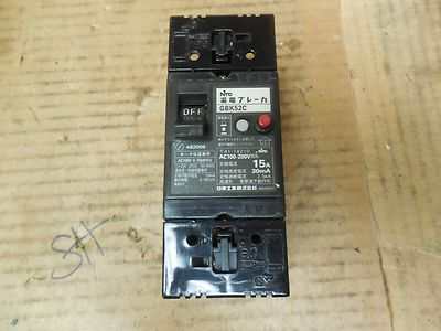 #ad #ad NTO Circuit Breaker GBK52C 2 Pole 15A 15 A Amp 200 VAC Used $25.00