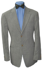 ARMANI Sakko Gr.50 (M) GRAU/BRAUN Model:1281EO Zweiknopf Einreiher MADE IN ITALY