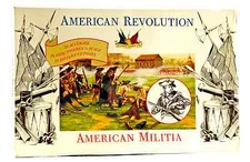 Accurate American Militia set #1 - mint sealed original box - blue 54mm figures