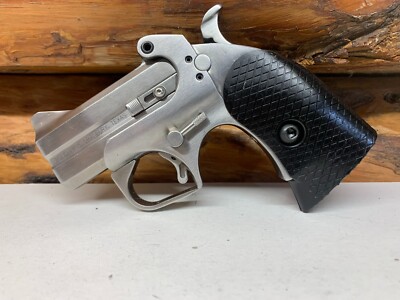 BOND ARMS DERRINGER BLACK RESIN POLYMER GRIPS DIAMOND HATCHED STYLE III