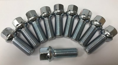 ALUFELGENSCHRAUBEN M14X1,5 X10 RADIUS BIMECC 35mm GEWINDE FÜR VW GOLF