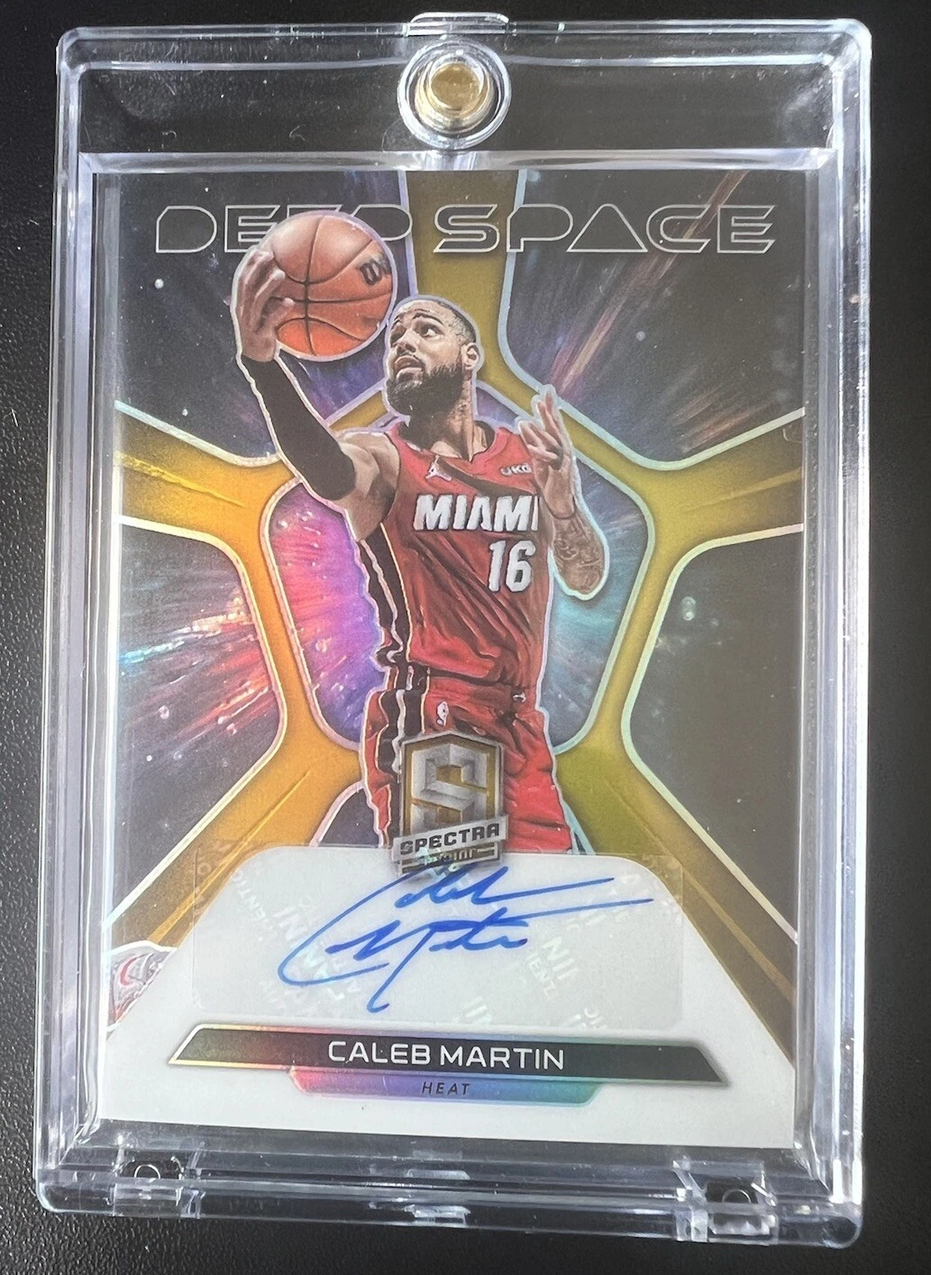 2022-23 Spectra Deep Space Signatures No. DS-CMH Caleb Martin 08/10