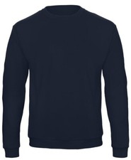 Image of B&C Collection BA409 ID.202 50/50 sweatshirt Blank Plain Jumper Navy Blue L