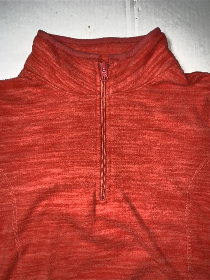 Usado-Antiguo Suéter Pullover Polar Azul Marino Activo Media Cremallera Niñas (Talla XL/14) Foto 3 de 4