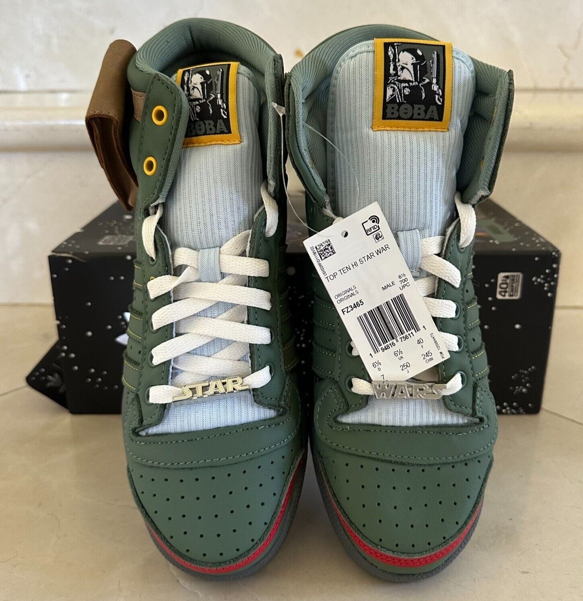 top ten hi star wars shoes boba fett