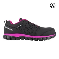 REEBOK SUBLITE CUSHION WORK WOMEN'S ATHLETIC SHOE BLACK/PINK BOOTS RB491 - NEW