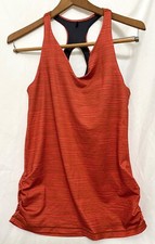 240102 Womens S PRANA 11212328 Locano Built In Bra Racer Back Stretch Tank EUC