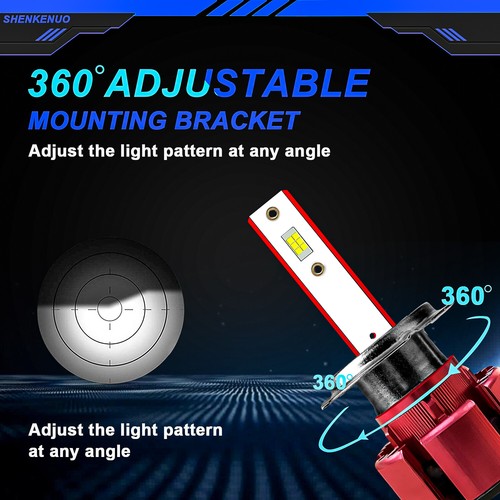 Kit de faros LED H7 blanco 6000K bombillas de haz bajo para HYUNDAI Tucson 2016-2019 - Imagen 7 de 10
