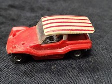 Vintage Aurora Cigar Box Dune Buggy #6119 Red USA Made