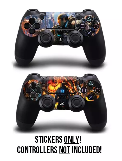 Gears Of War Marcus SKIN STICKER DECAL PS4 Controller