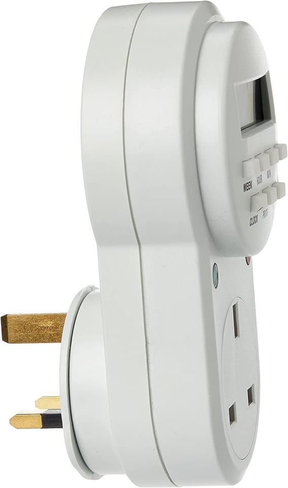 Plug in Programmable Digital Electrical 24 hour & 7 Day Timer Plug ...