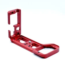 Alumi Removable QR L Plate Holder Hand Grip L Bracket for Sony A7R4 A7RM4 RED