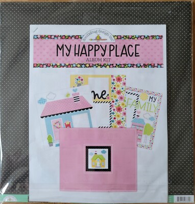 Doodlebug Design My Happy Place 12 X 12 Album Kit