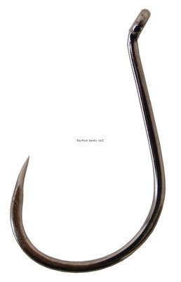 Hameçons Gamakatsu Offset Sans Barbillon, Taille 4/0, Noir, Lot De 25, Pour Achigan, Neufs