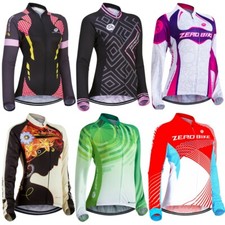 Damen Radfahren Thermo Farradjacke Radtrikot Winter Fahrradtrikot Jersey Langarm