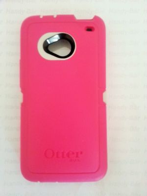 Otterbox Defender Hard Case Cover Schutzhülle Box für HTC one pink