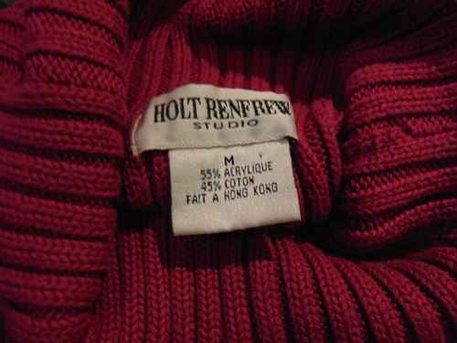 Suéter Holt Renfrew Para Mujer Rosa Sin Mangas Cuello Tortuga Mediano - Imagen 3 de 3