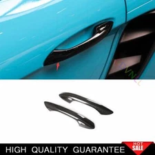 For Porsche 718 2016-2021 Dry Carbon Fiber Exterior Side Door Handle Cover Trim