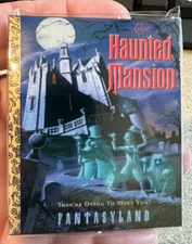 PIN HAUNTED MANSION LITTLE GOLDEN BOOK 3" JUMBO FANTASY EZRA GUS PHINEAS