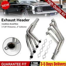Long Tube Exhaust Header Kit For Chevy Camaro 67-69 / Nova 68-74 LS V8
