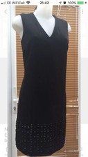 SALE PRICE,,,, NEW NEXT BLACK OCCASIONAL DRESS, DETAILED  BOTTOM HEM