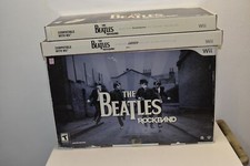 WII The Beatles Rockband LE Video Game SET + ...